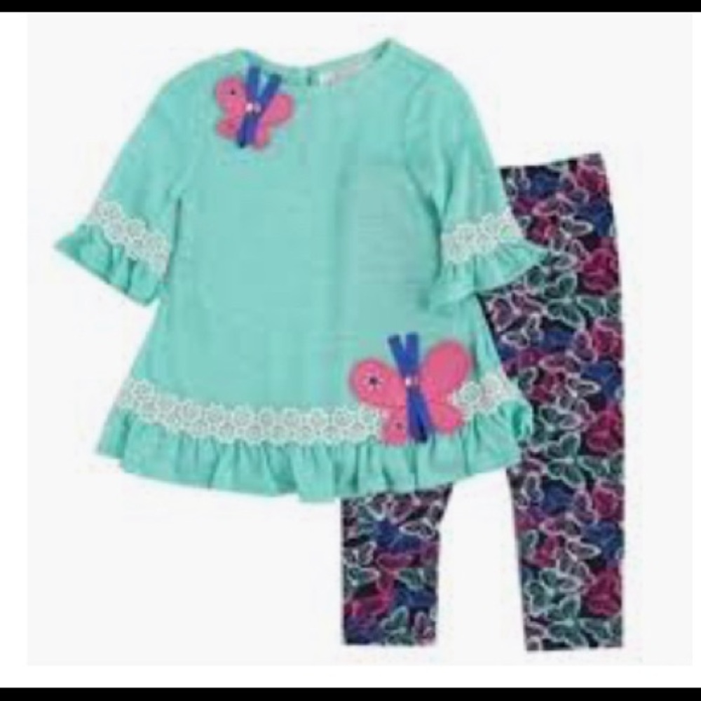 NWOT Rare Editions Butterfly Set - Picture 2 of 7